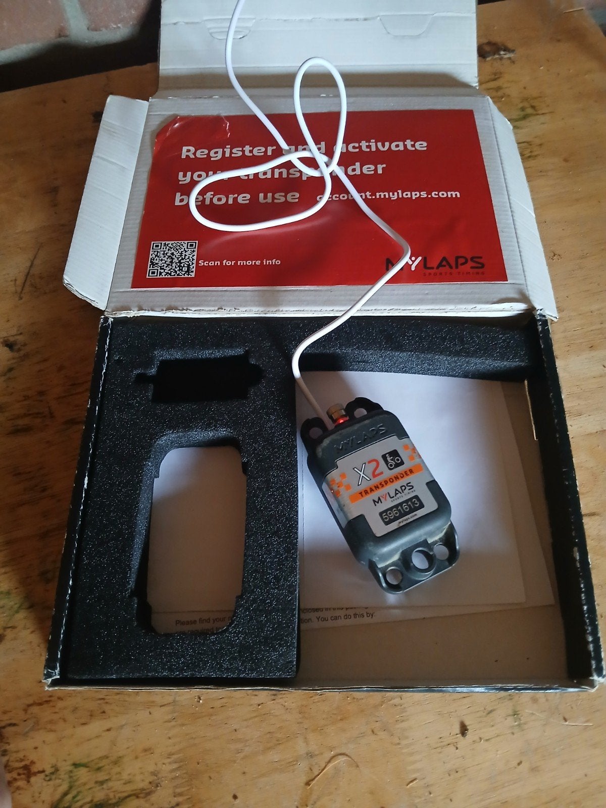 Mylaps X2 Transponder - Zo goed als nieuw, Ophalen of Verzenden, Zo goed als nieuw