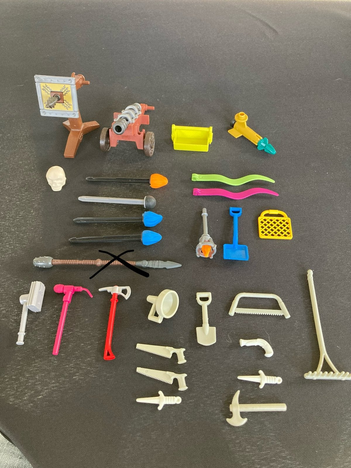 Playmobil zaag, pijlen ed…, Ophalen of Verzenden, Zo goed als nieuw