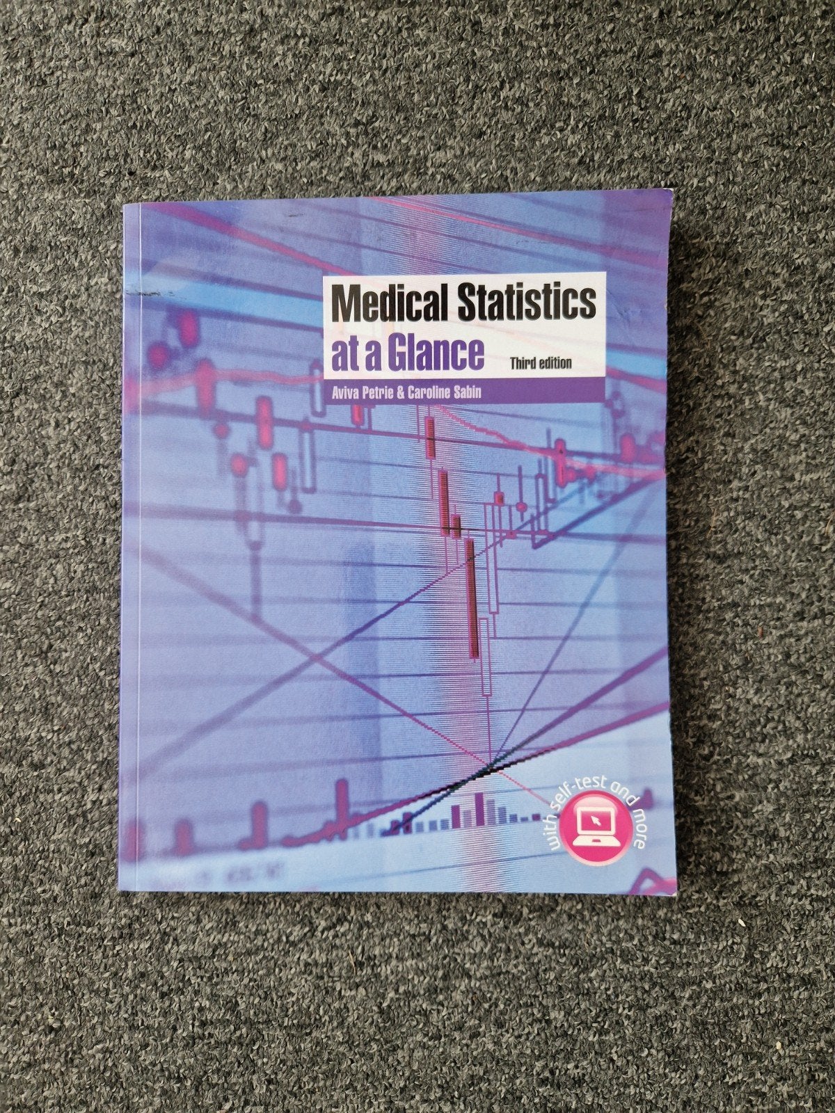 Medical Statistics at a Glance - 3rd Edition, Boeken, Zo goed als nieuw, Beta, Aviva Petrie & Caroline Sabin, HBO
