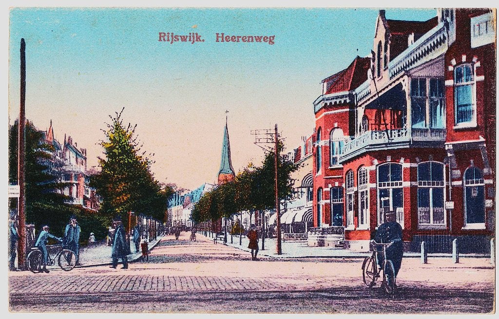 Rijswijk ZH 39, Herenstraat/Haagweg , ongelopen, Verzenden, 1920 tot 1940, Ongelopen, Zuid-Holland