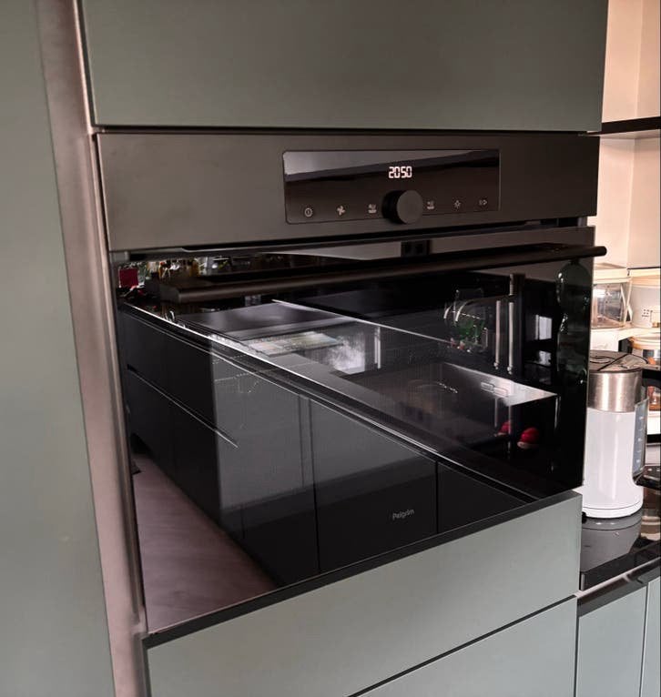Pelgrim Inbouw Combi-oven hetelucht & grill (nieuwstaat!), Ophalen, 45 tot 50 cm, Hete lucht, Pelgrim