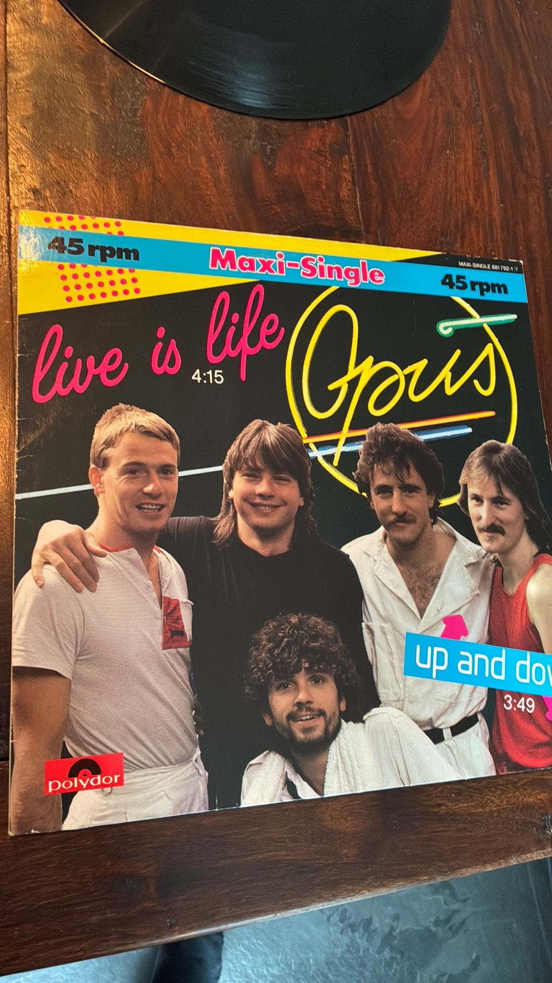 Opus ‎– Live Is Life (Warming up Maradonna) (Maxi Single), Rock, Gebruikt, Overige formaten, Ophalen of Verzenden