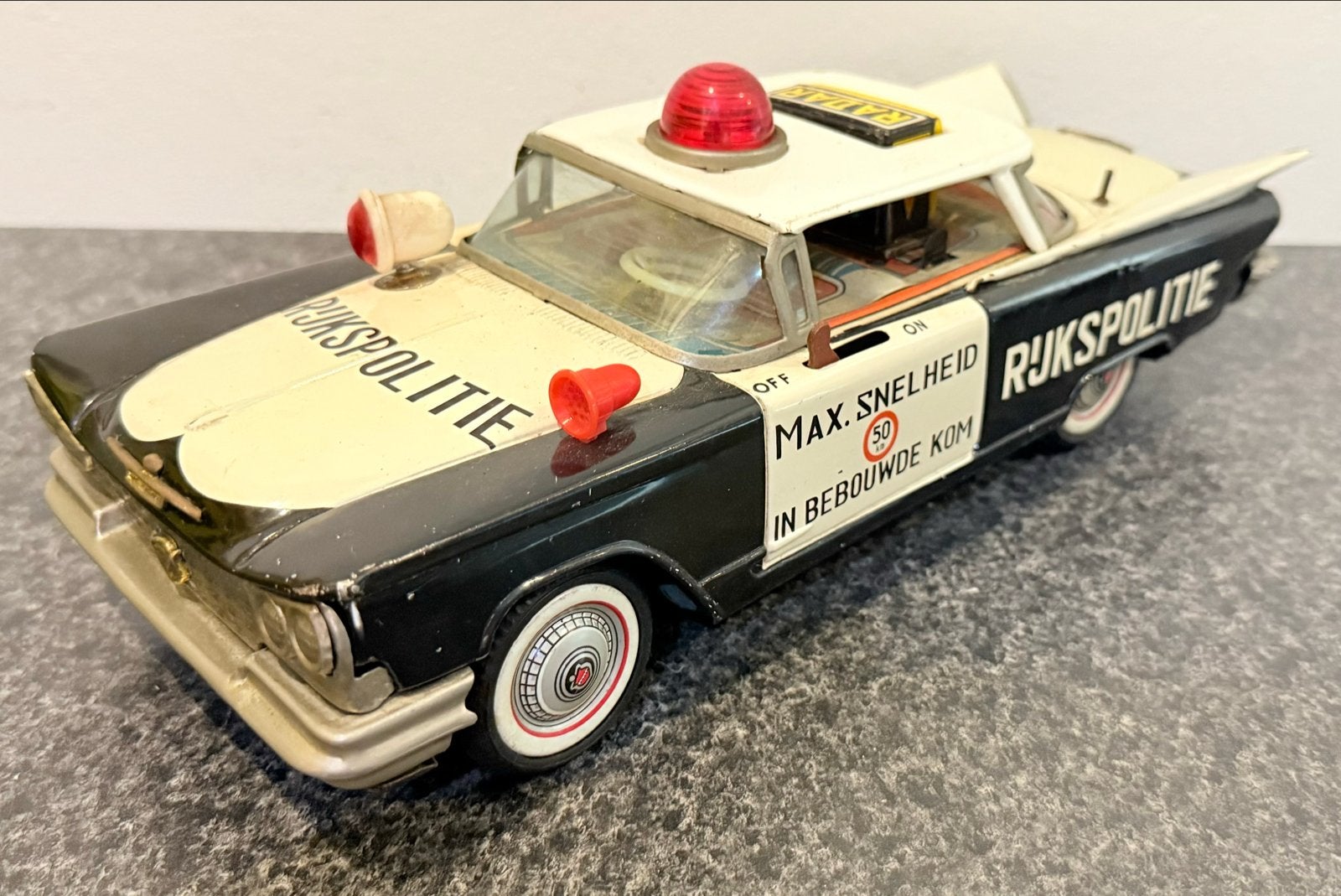 Zeldzame Ichiko Japan Buick Rijkspolitie (Jaren '60) !!, Verzamelen, Gebruikt, Ophalen of Verzenden, Ichiko, Ichiko