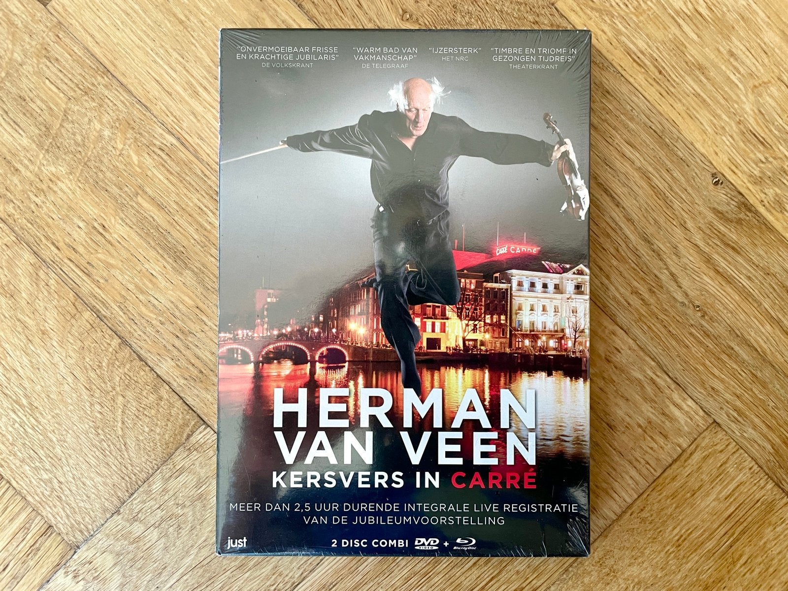 NIEUW: Herman van Veen - Kersvers in Carré DVD + Blu-ray, Alle leeftijden, Concert, Nieuw in verpakking, Ophalen of Verzenden