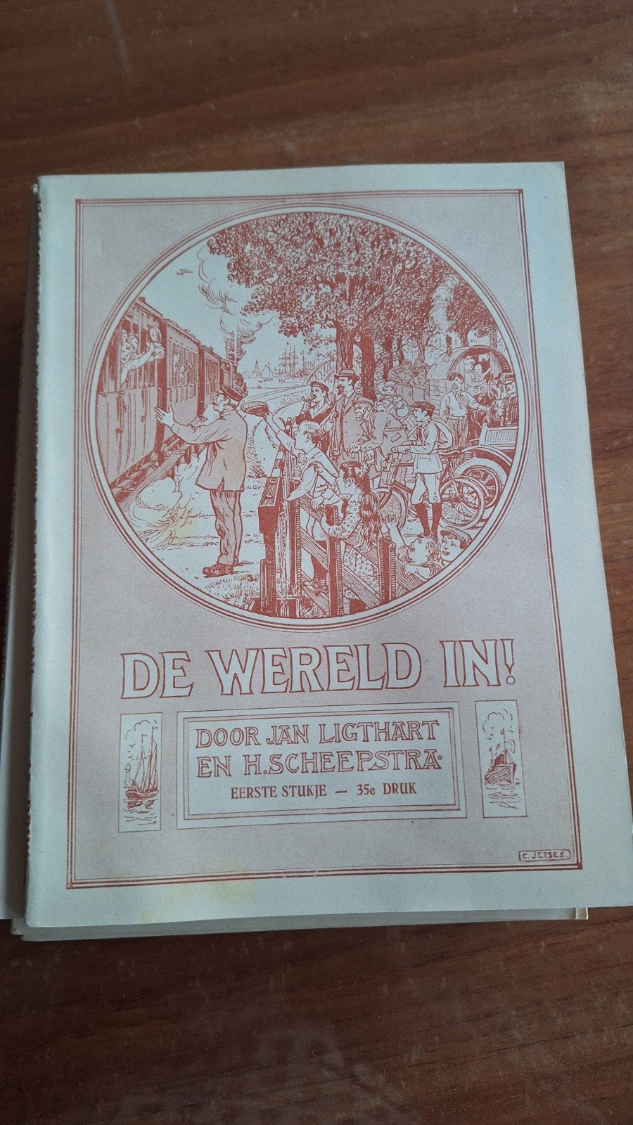 De Wereld in! Door Jan Ligthart en H. Scheepstra, Ophalen of Verzenden, Gelezen, Overige niveaus