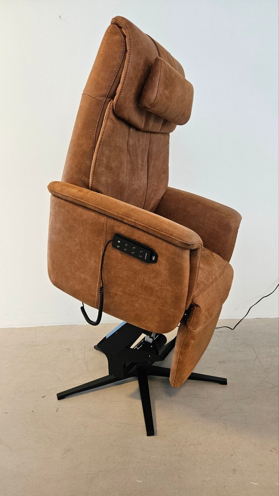Prominent sta op fauteuil bij Zitgemak in joure, 75 tot 100 cm, Ophalen of Verzenden, Zo goed als nieuw, Stof