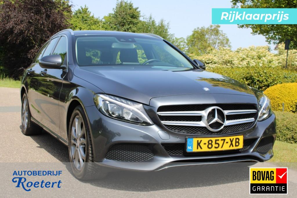 Mercedes-benz C-KLASSE C180 Estate 156pk Prestige automaat E, Auto's, Mercedes-Benz, Achterwielaandrijving, Euro 6, 4 cilinders