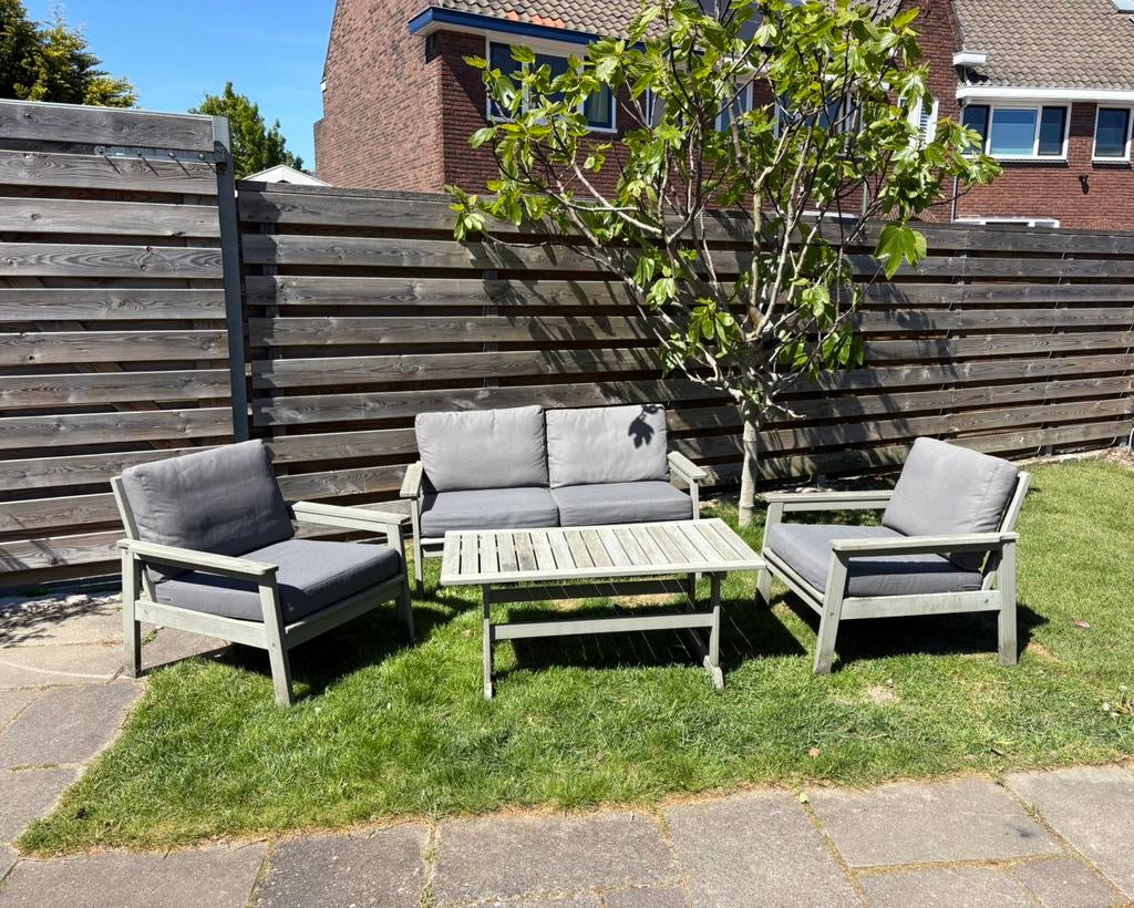 IKEA Bondholmen set, Tuin en Terras, Ophalen, 4 zitplaatsen, Gebruikt, Bank