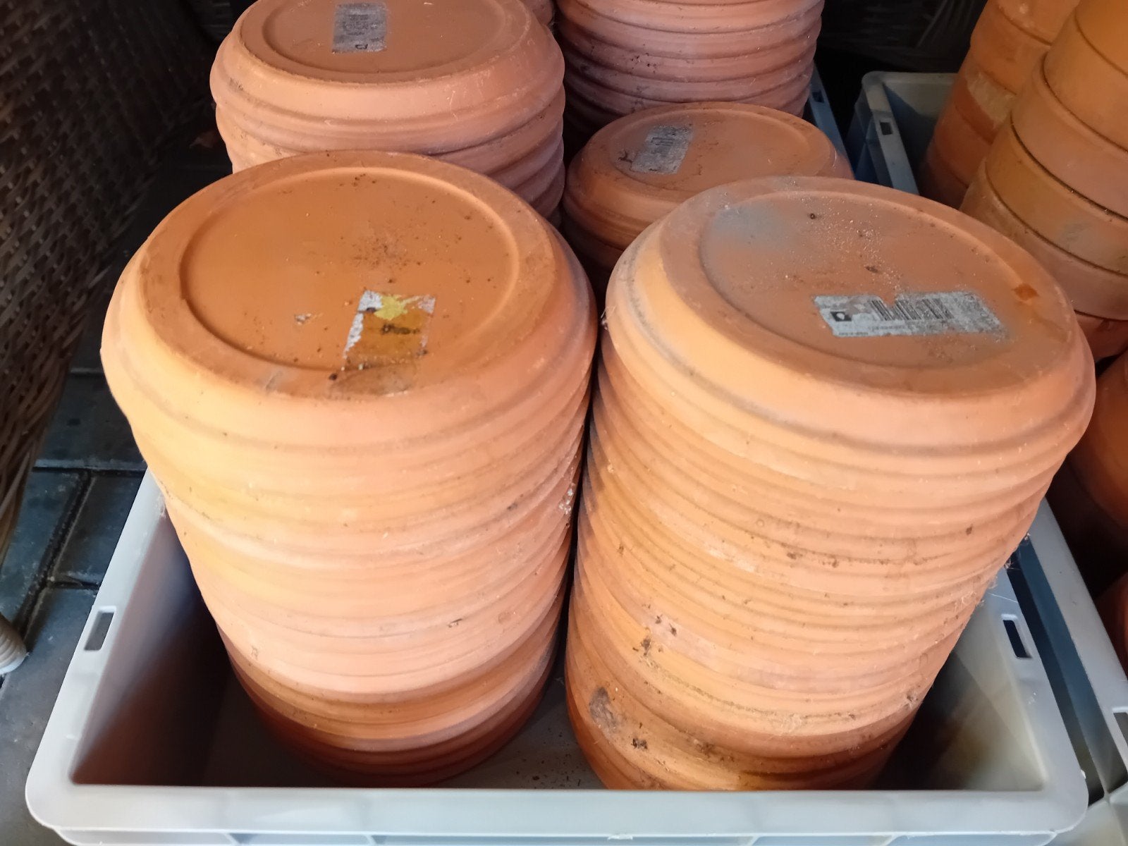 Terracotta bloempot schalen, Ophalen, Rond, Nieuw, Binnen