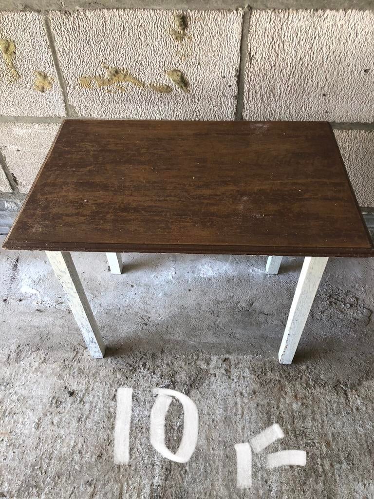 Oud tafeltje, Ophalen of Verzenden, Zo goed als nieuw, Rechthoekig, Minder dan 55 cm