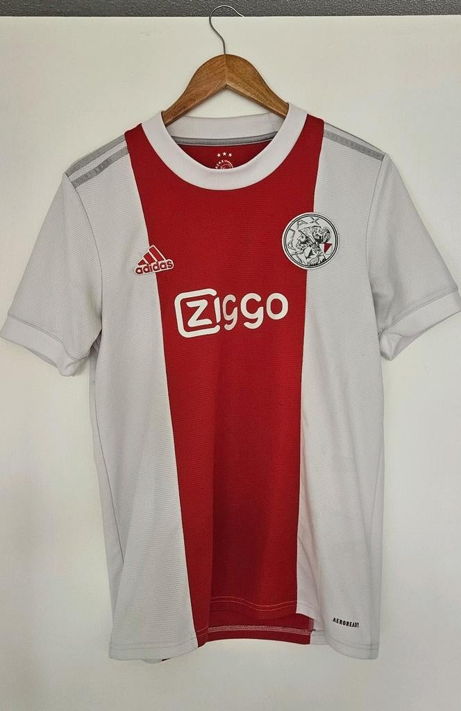 Ajax 2021-2022 thuisshirt oude logo, als nieuw maat M, Kleding | Heren, Ophalen of Verzenden, Zo goed als nieuw, Blauw, Voetbal
