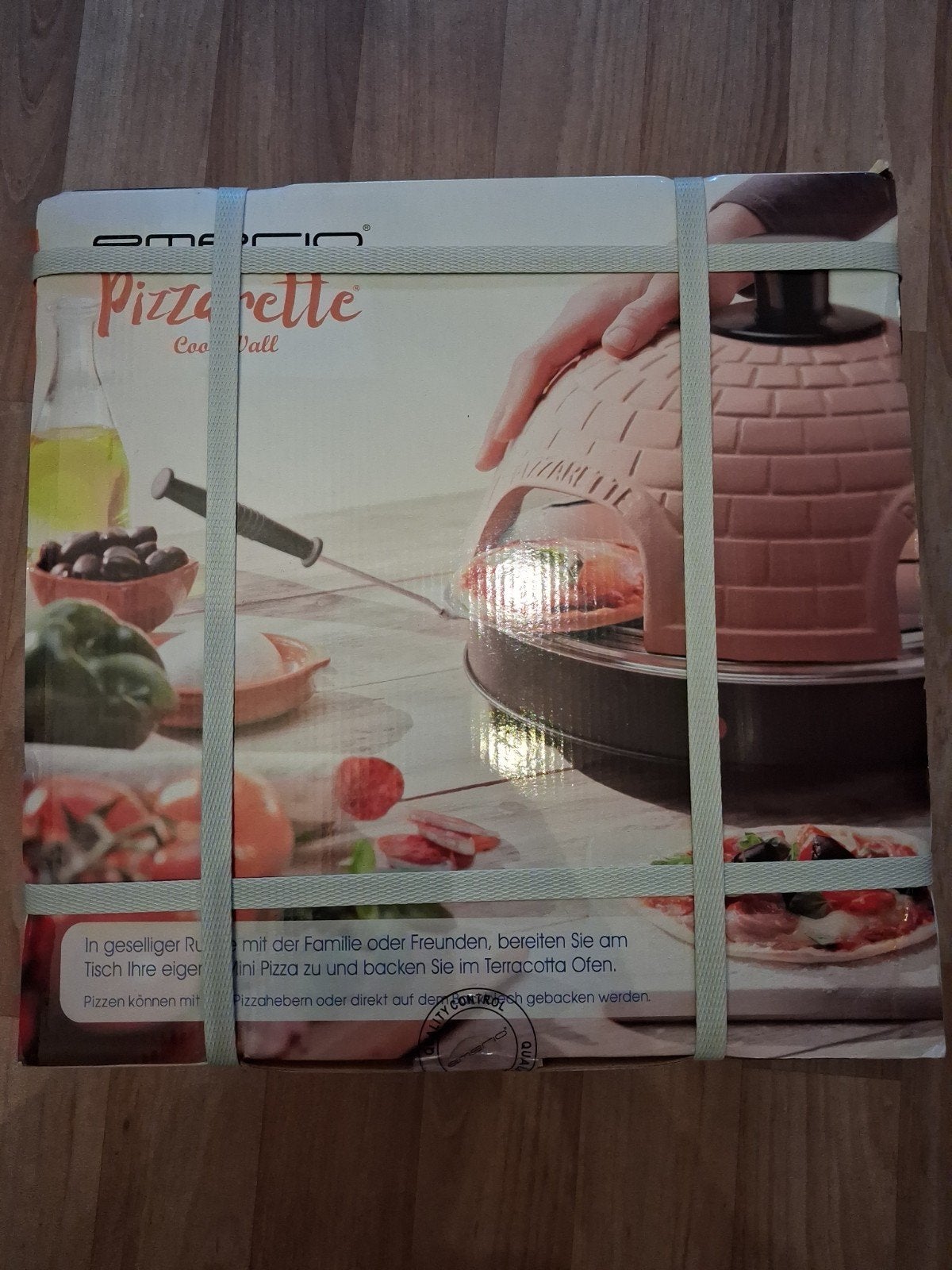 Emerio Pizzarette Cool Wall - Pizzaoven voor thuis voor 4 ps, Ophalen of Verzenden, Zo goed als nieuw, Emerio