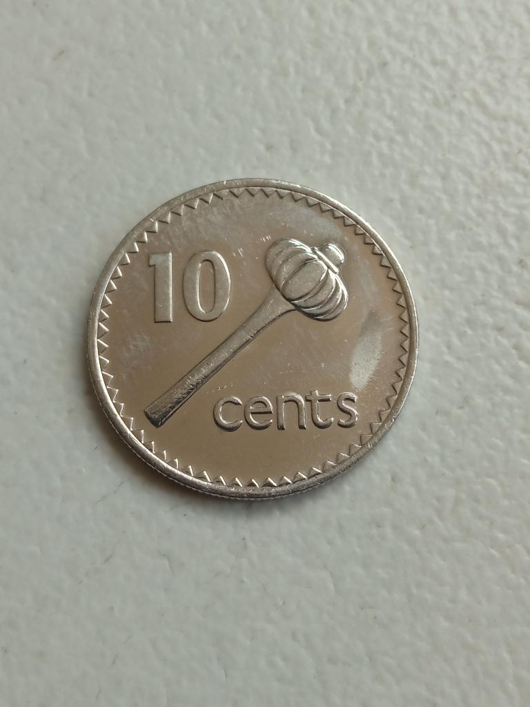 Fiji 10 cent 1992., Ophalen of Verzenden, Losse munt