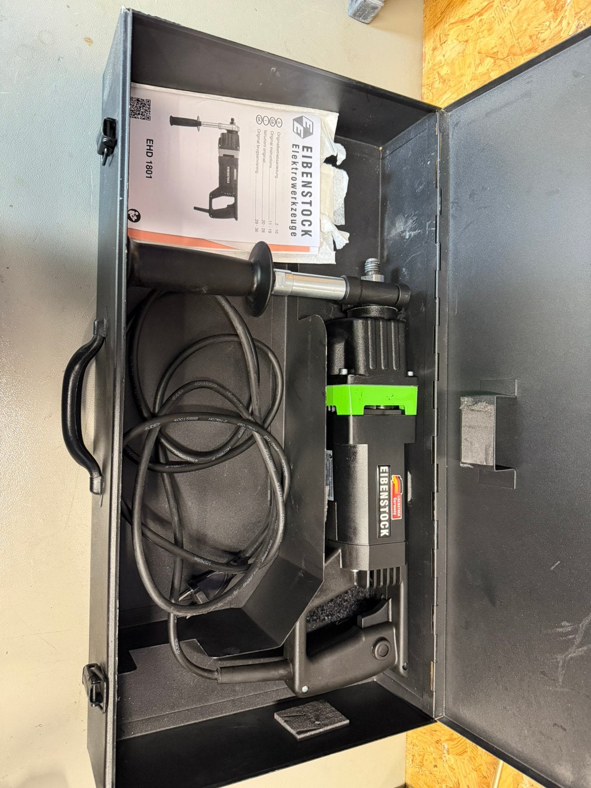 Eibenstock EHD 1801 Diamantboormachine, Ophalen, Zo goed als nieuw, 600 watt of meer, Boormachine