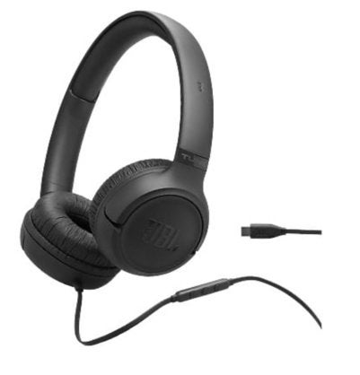 JBL Tune 500 Pure Bass Sound – Nieuw – Zwart, Computers en Software, Headsets, Zo goed als nieuw, On-ear, Bedraad, Gaming headset