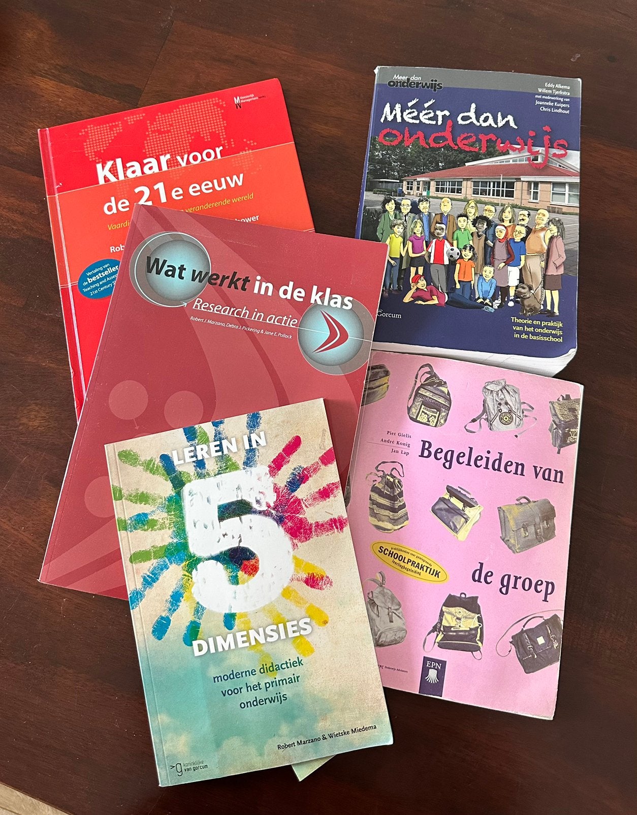 Pabo Onderwijs set van 5 boeken, Ophalen of Verzenden, Zo goed als nieuw, Kwartet(ten)