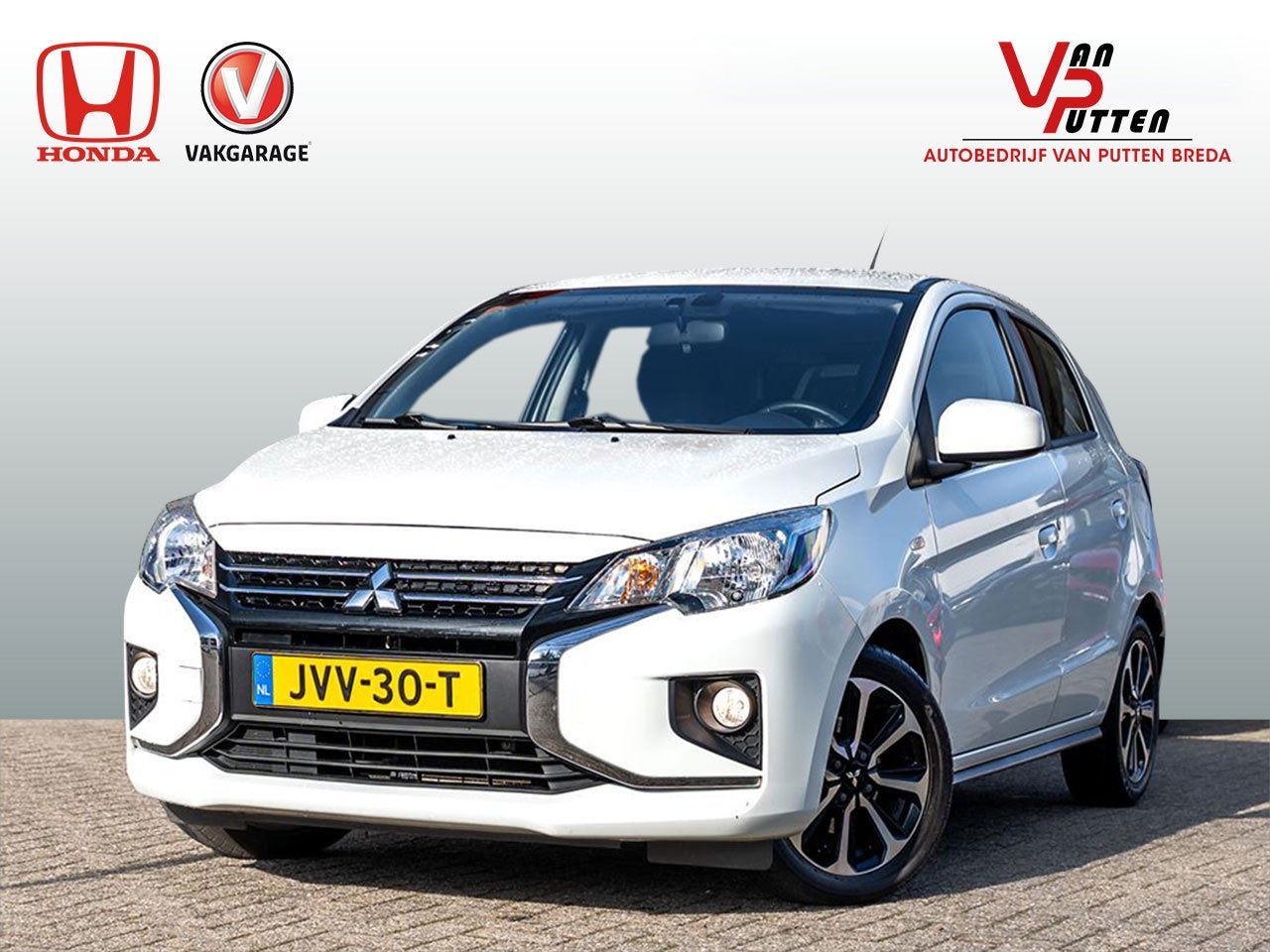 MITSUBISHI Space Star 1.2 Instyle Automaat | Airco | Stoever, Auto's, Mitsubishi, Dealer onderhouden, Stof, Gebruikt, Wit