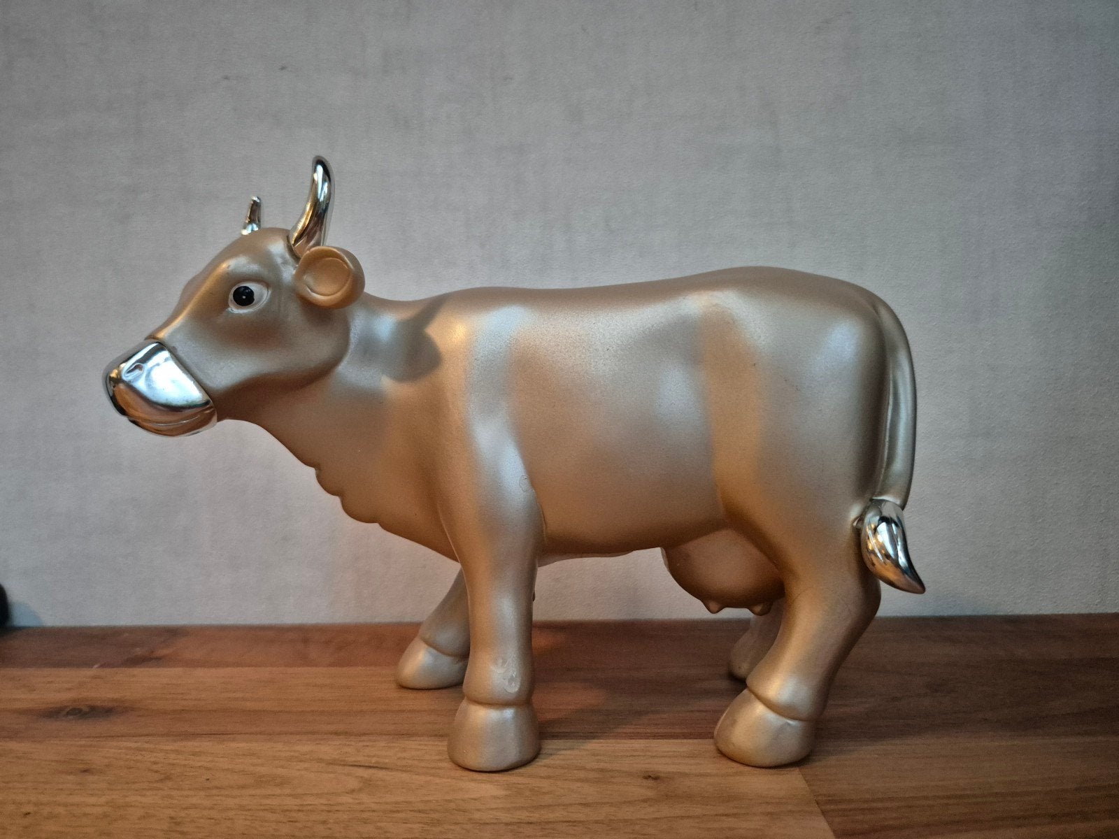 Gouden Koe Spaarpot, Verzamelen, Ophalen, Zo goed als nieuw, Kunststof, Dier