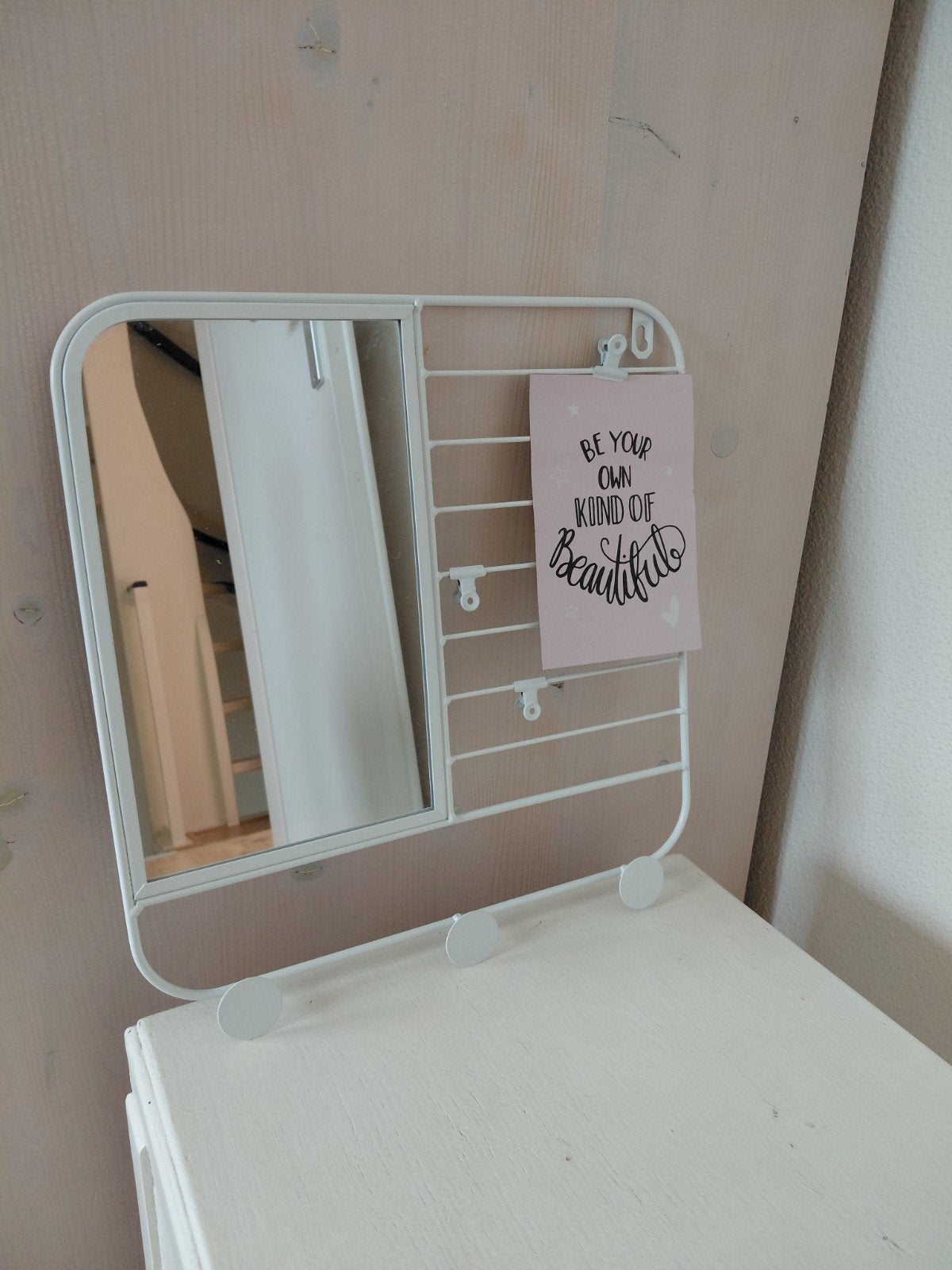 Spiegel rekje, Minder dan 50 cm, Ophalen of Verzenden, Zo goed als nieuw, Minder dan 100 cm