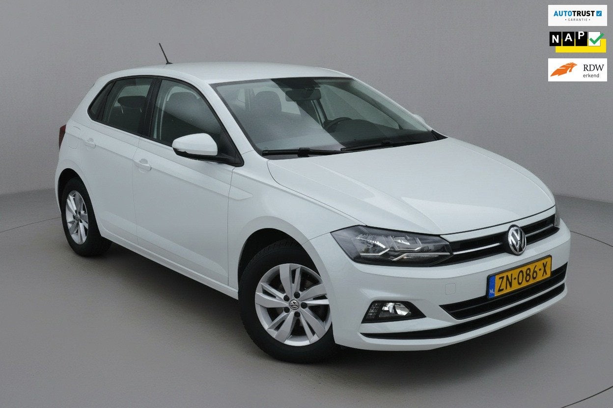 Volkswagen Polo Cruise|Navi|Carplay|LM velgen|NAP, Voorwielaandrijving, Stof, Euro 6, Wit