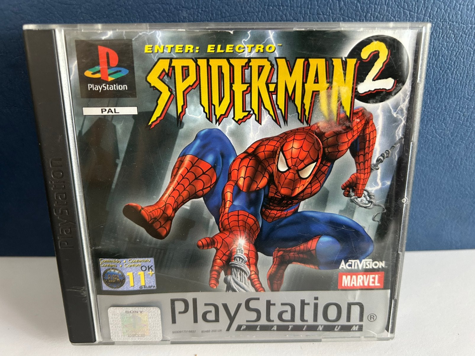 SPIDER-MAN 2 Platinum / Playstation 1 / PS1 ps1, Spelcomputers en Games, Games | Sony PlayStation 1, 1 speler, Ophalen of Verzenden