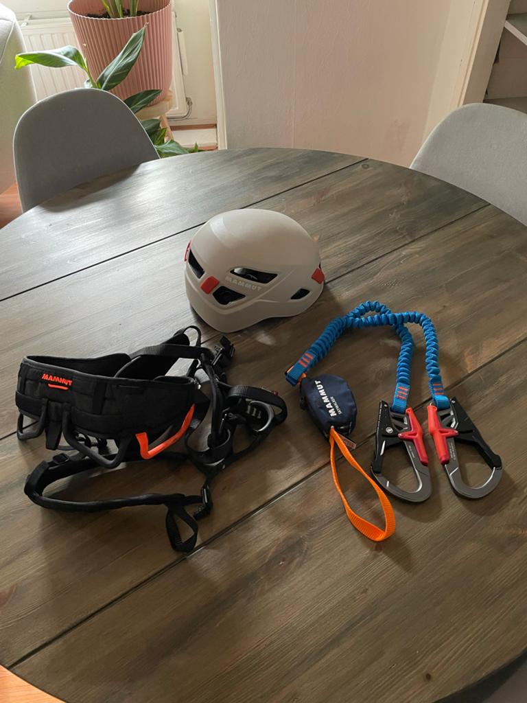 Mammut Skywalker Pro Via Ferrata Klimuitrusting XS/M, Motoren, Accessoires | Koffers en Tassen, Ophalen of Verzenden, Zo goed als nieuw