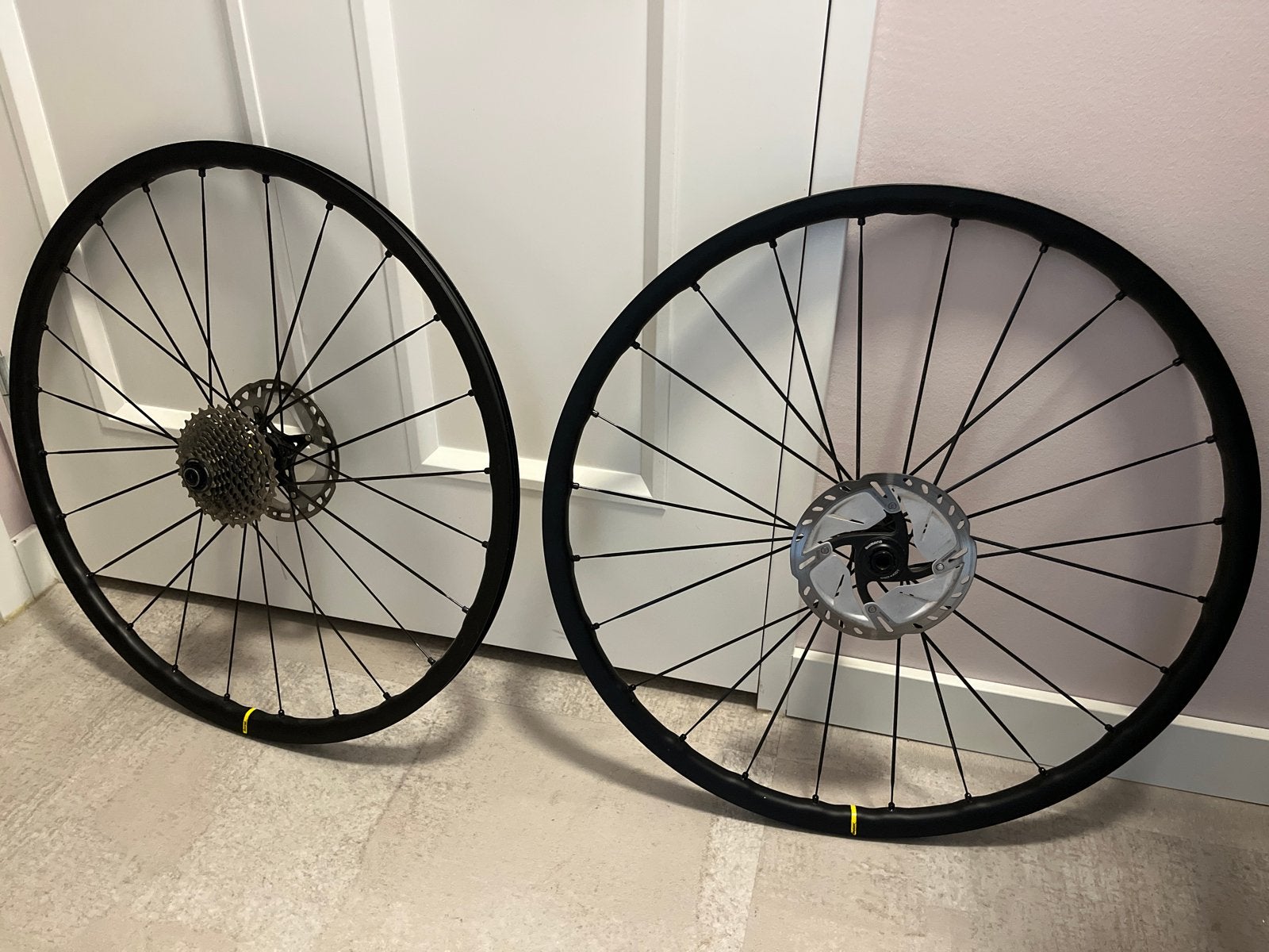Mavic Ksyrium SL 25 - Racefiets Wielset, Gebruikt, Aluminium, Racefiets, Ophalen