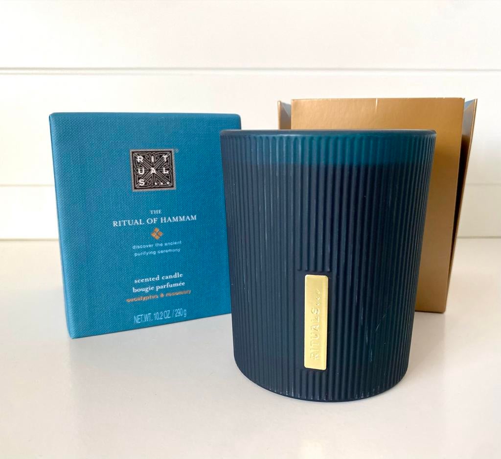 Rituals The Ritual of Hammam Geurkaars Eucalyptus Rozemarijn, Overige materialen, Blauw, Ophalen of Verzenden, Zo goed als nieuw