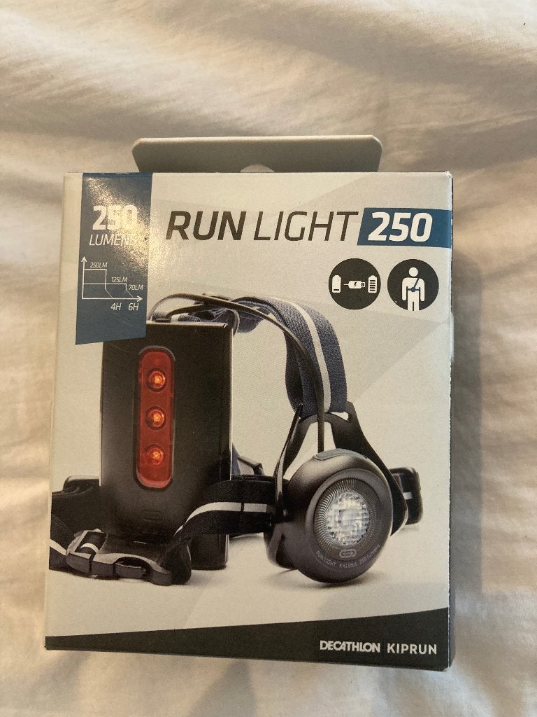Hardloop lampje run light 250, Sport en Fitness, Loopsport en Atletiek, Nieuw, Kleding, Hardlopen, Ophalen