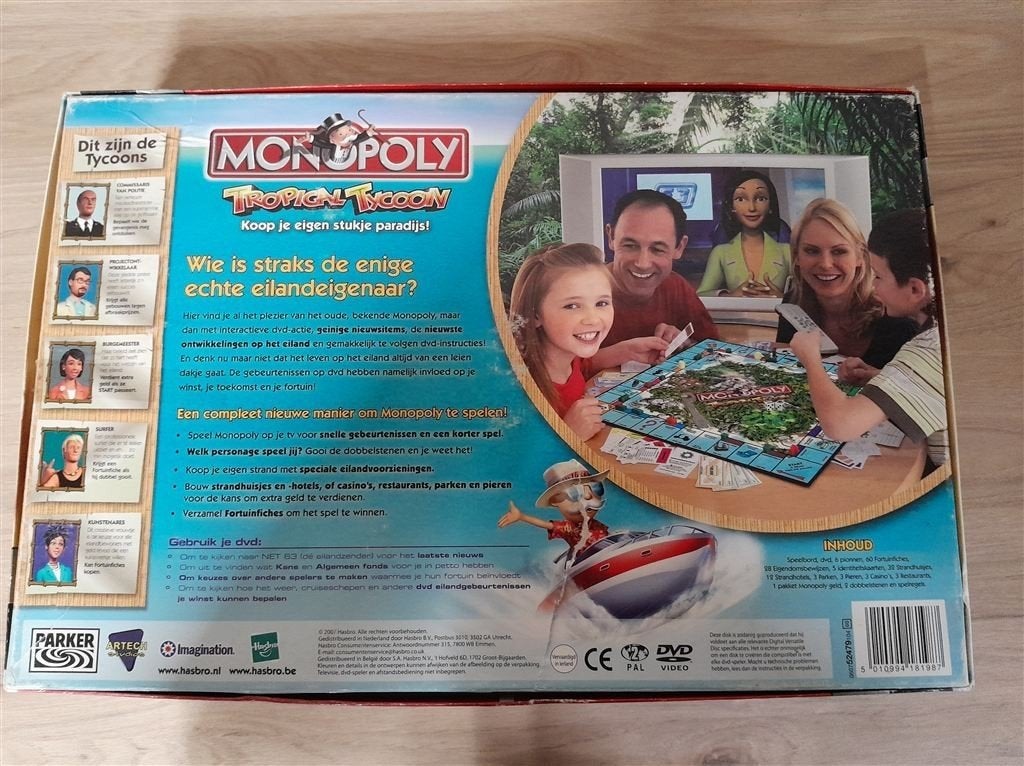 Monopoly Tropical Tycoon - s1376, Verzenden, Zo goed als nieuw