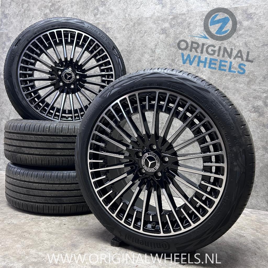 20 inch originele AMG velgen zomerbanden Mercedes EQA EQBA, Gebruikt, Banden en Velgen, Ophalen of Verzenden, Personenwagen