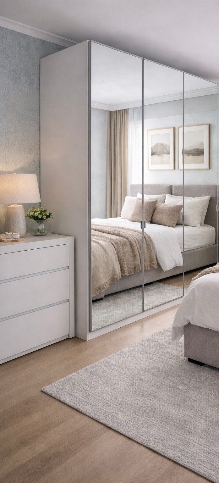 Ikea pax kast met spiegeldeuren en lades, Ophalen, Overige materialen, 100 tot 150 cm, 200 cm of meer