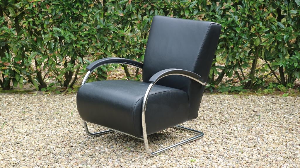 Molinari Accademia zweef fauteuil., Ophalen, 75 tot 100 cm, Zo goed als nieuw, Design fauteuil