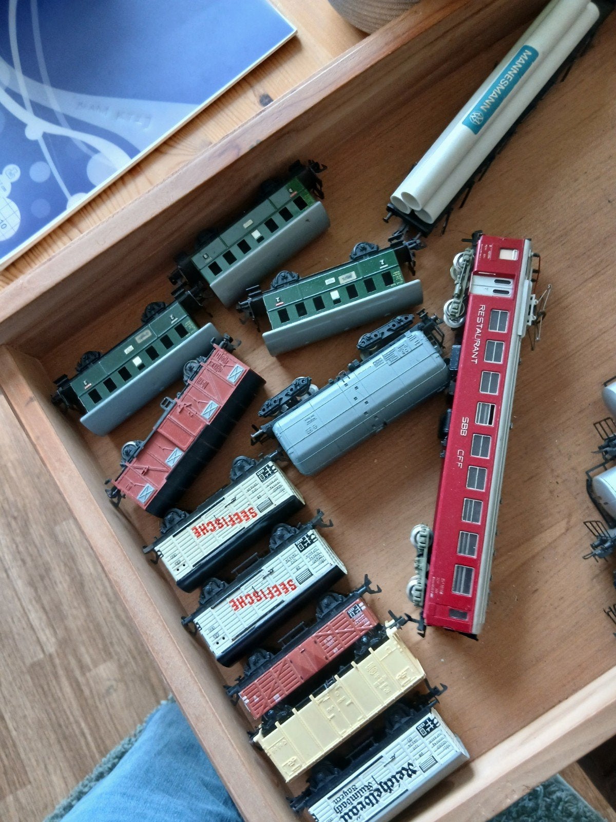 fleischmann 12 wagons / rijtuigen modelspoor H0, Ophalen, Gebruikt, Gelijkstroom, Fleischmann