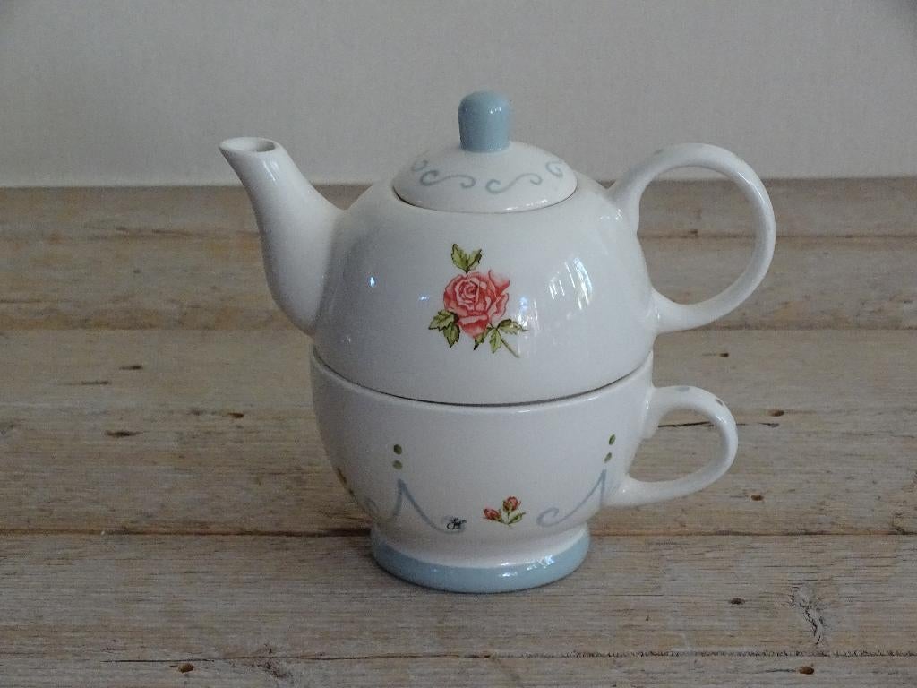 Servies, Jet (by Ter Steege), voor D.E., gaaf, Overige typen, Ophalen of Verzenden, Zo goed als nieuw, Overige stijlen