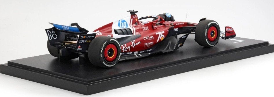 Ferrari SF-25 Charles LeClerc Monaco BBR1227C16 PRE-ORDER, Ophalen of Verzenden, Nieuw, 1:9 t/m 1:12, Auto