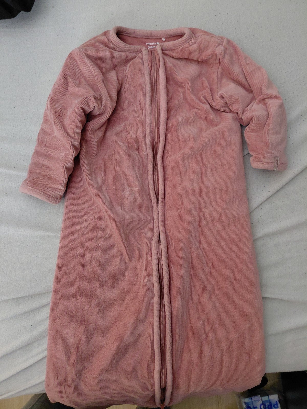 Prenatal Roze Velvet Slaapzak Maat 80/86/92, Ophalen, Slaapzak