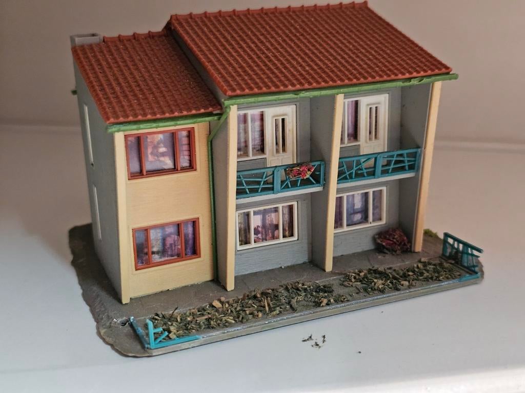 Modeltrein Ho huis flat, Ophalen of Verzenden, Gelijkstroom, Wagon, Roco