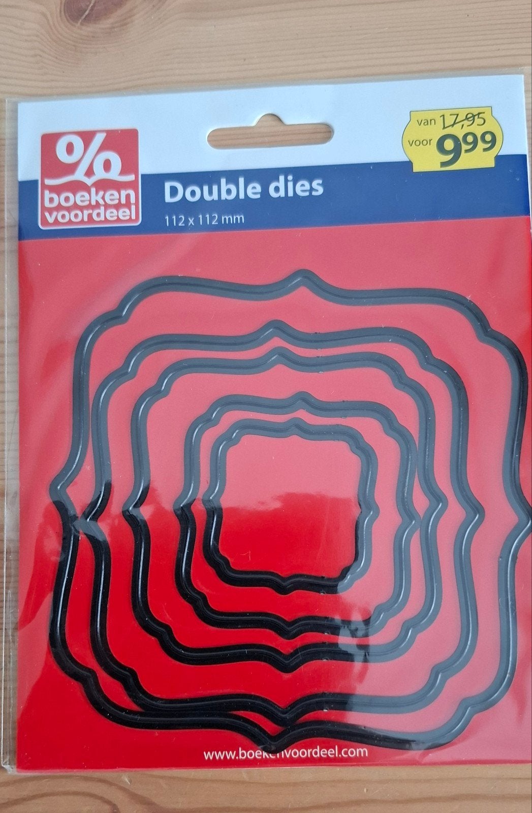 Double Dies Vierkante Snijmallen Set 112x112mm, Ophalen, Nieuw