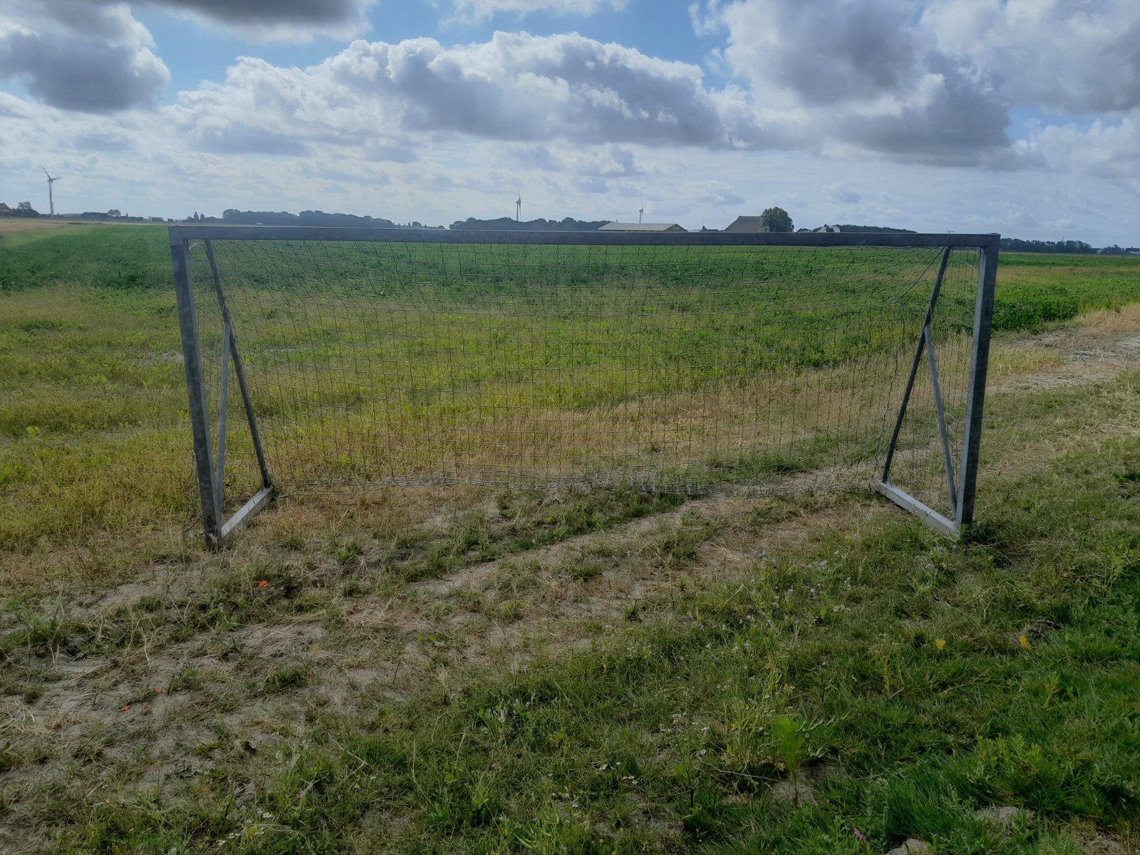 Voetbalgoal, Ophalen, Gebruikt