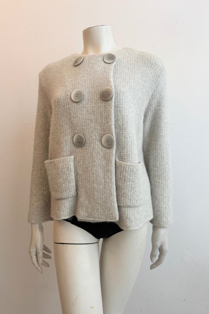 Anneclaire zacht wollen vest 44, Kleding | Dames, Ophalen of Verzenden, Zo goed als nieuw, Maat 42/44 (L), Grijs