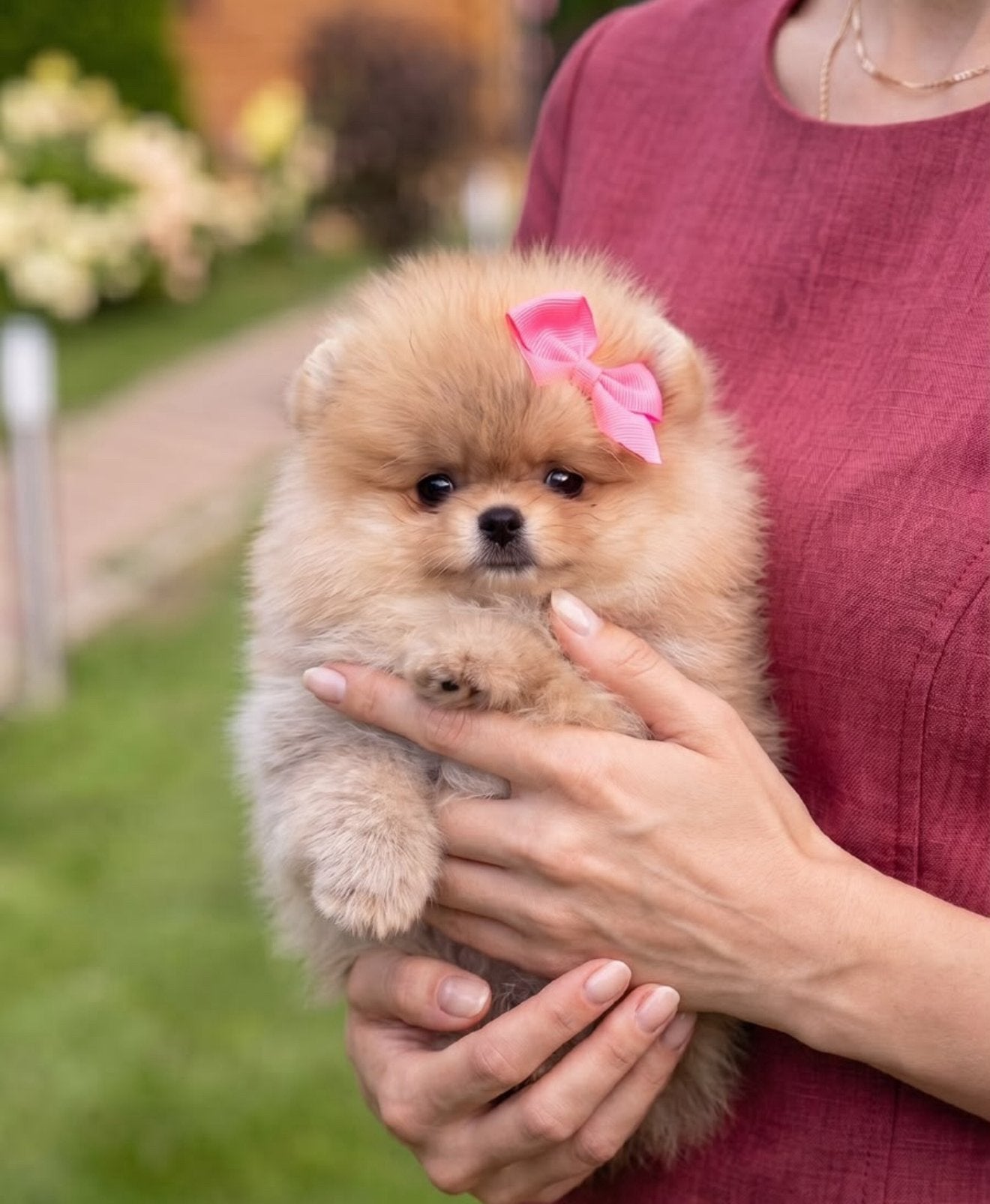 Pomeranian pup bearface, Particulier, Keeshond, 8 tot 15 weken, Buitenland