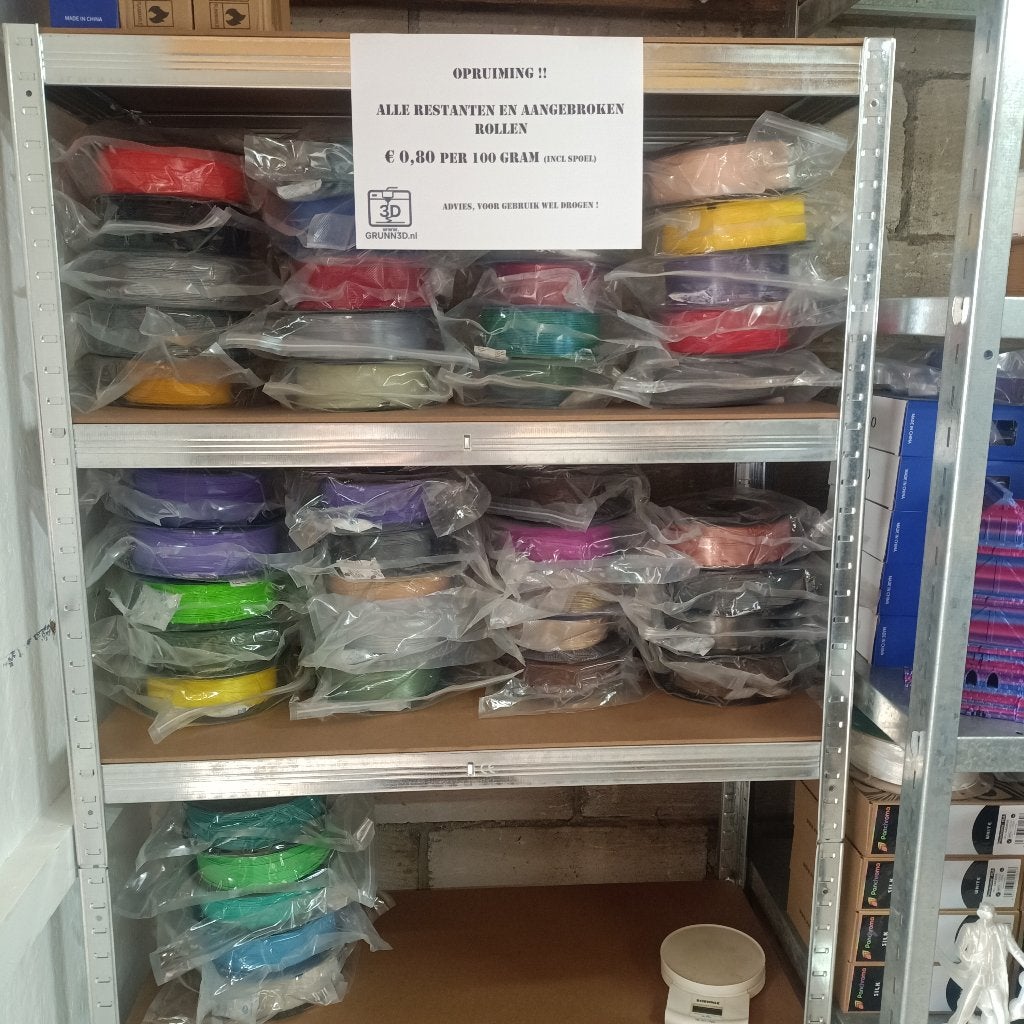 3D Printer Filament Restanten PLA PETG €0,80/100g Sappemeer, Computers en Software, 3D-printerbenodigheden, Ophalen, Zo goed als nieuw