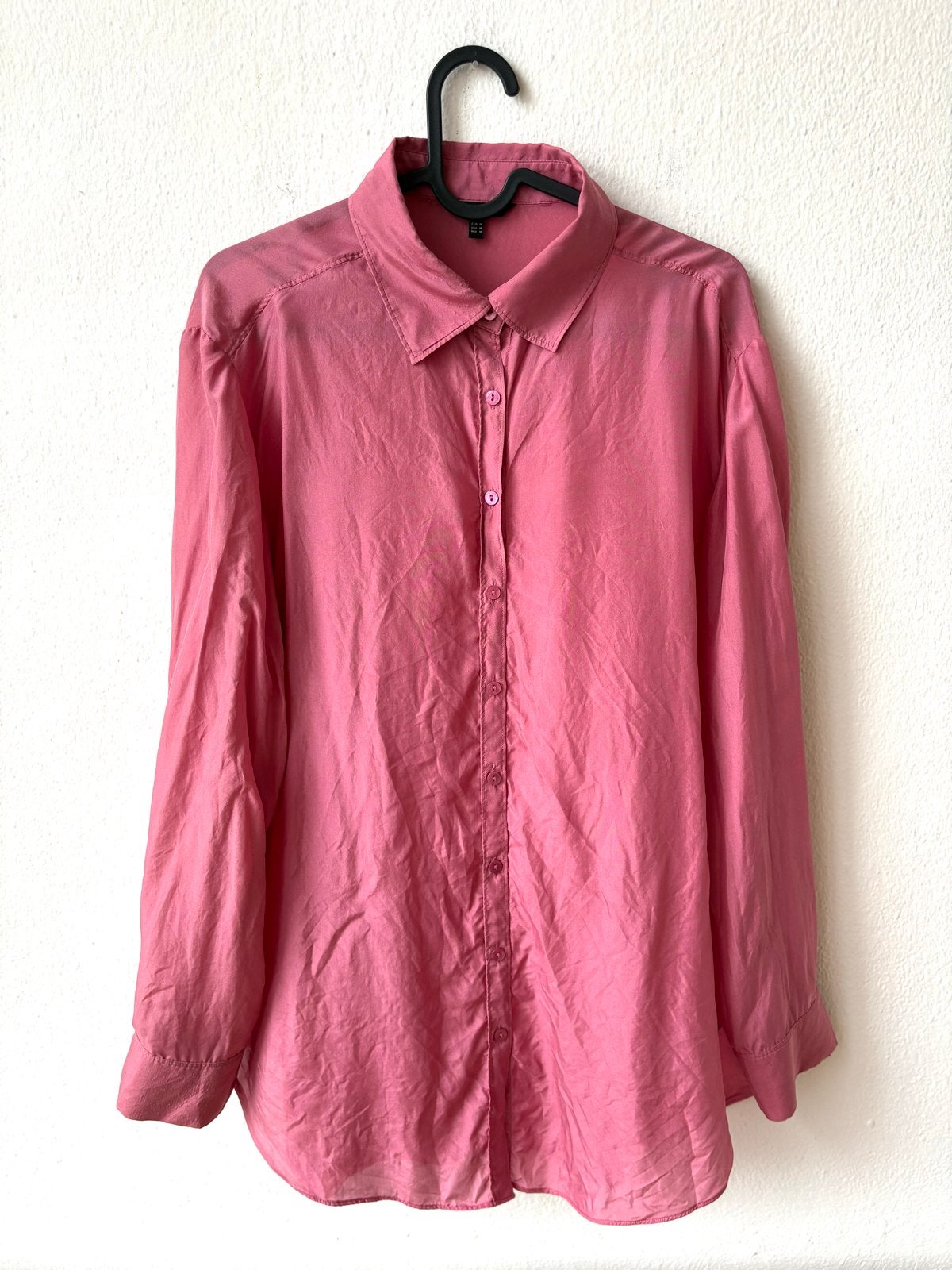Massimo Dutti Zijden Blouse Roze Maat M, Kleding | Dames, Ophalen of Verzenden, Gedragen, Maat 38/40 (M), Roze