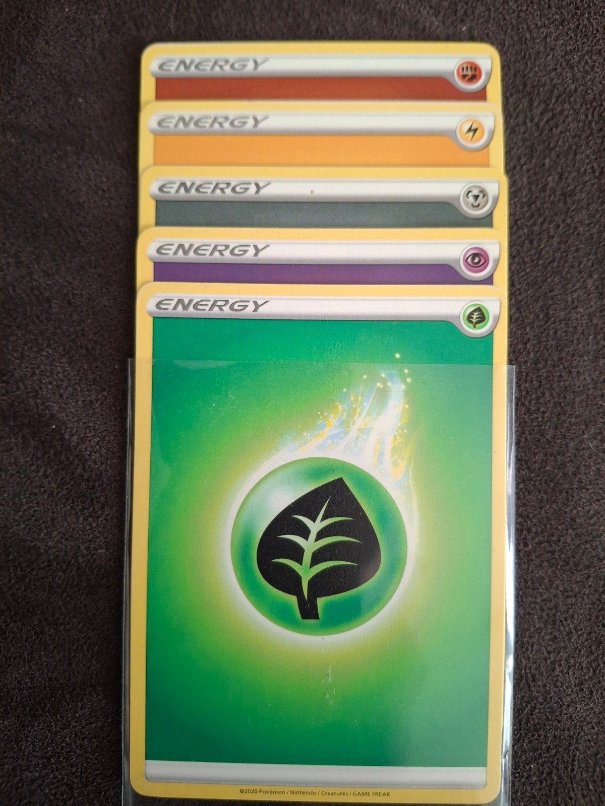 Pokémon Energy Kaarten Set (5 stuks), Ophalen of Verzenden, Zo goed als nieuw, Meerdere kaarten
