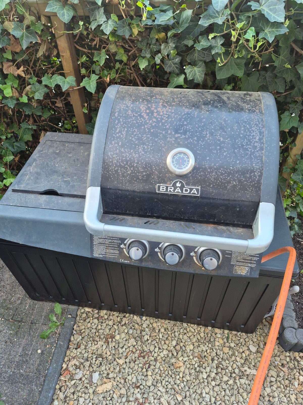 Gratis Brada gasbbq, Ophalen