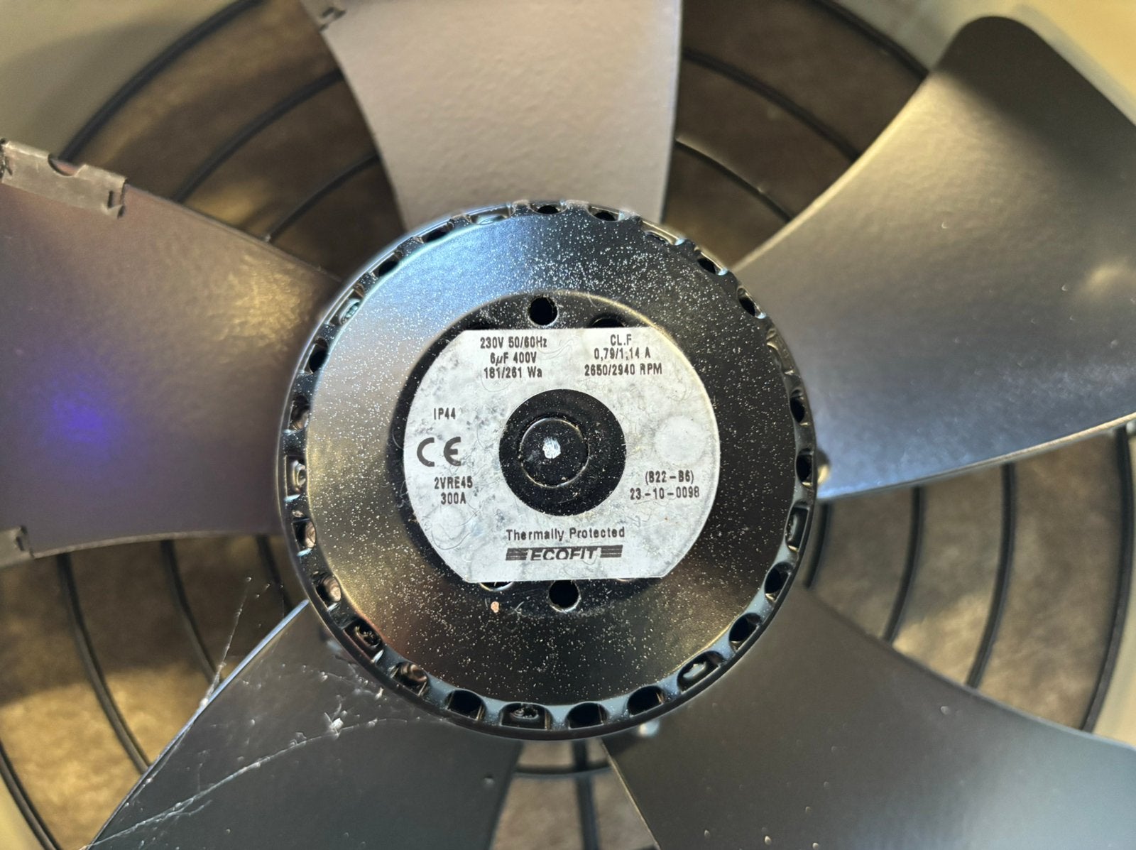Ecofit 4VGV45 Ventilatormotor Bouwdroger Kachel 230V 132W, Ophalen of Verzenden, Nieuw