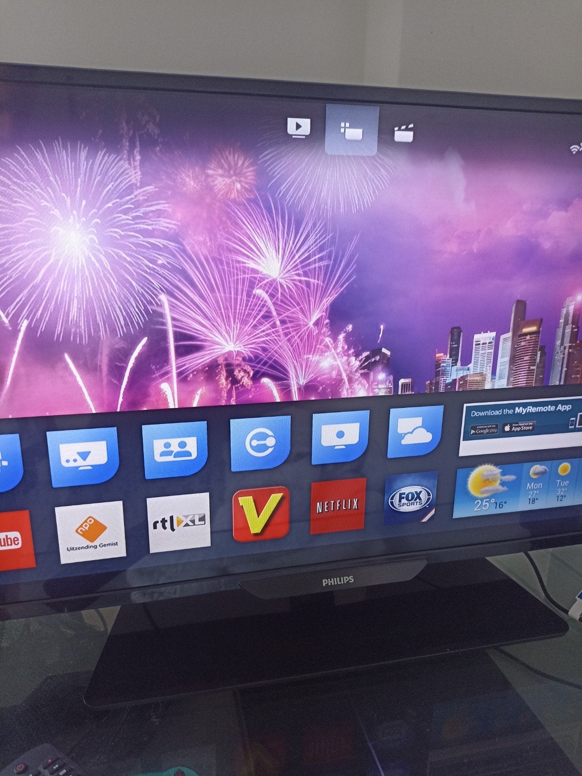 Philips 32 inch Smart Tv., Audio, Tv en Foto, Televisies, Overige merken, 50 Hz, Zo goed als nieuw, 80 tot 100 cm