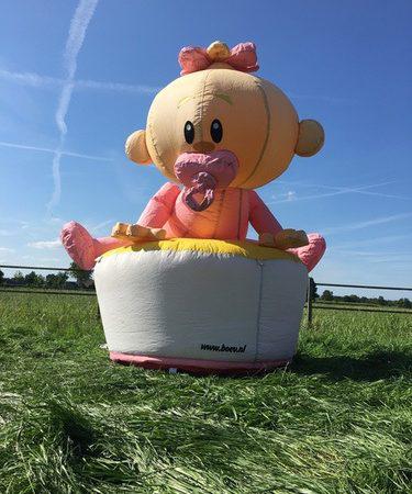 Geboortebord Hoera een jongen - Opblaasbaar te huur, Kinderen en Baby's, Ophalen, Gebruikt, Geboortebord