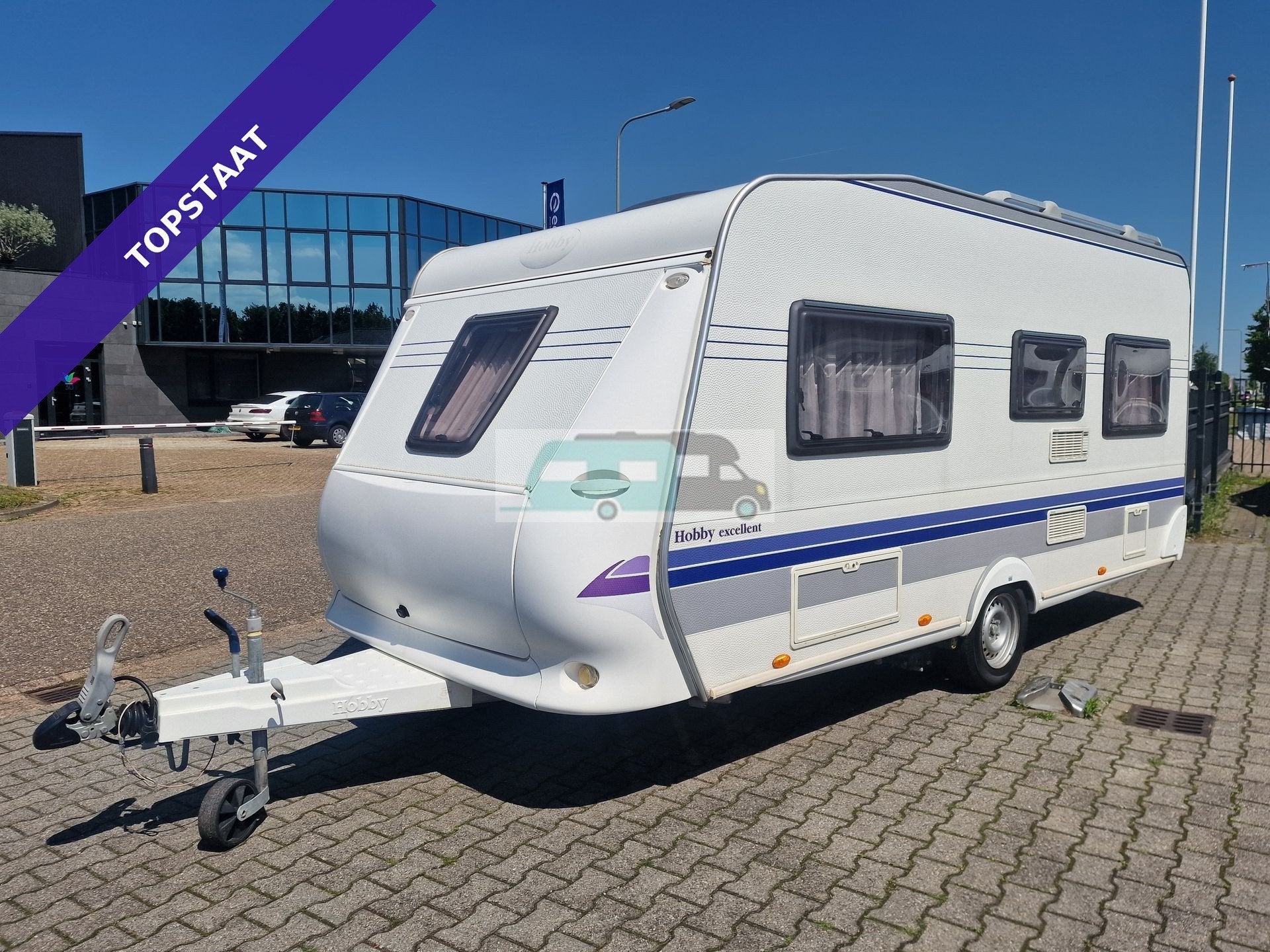 Hobby excellent 460 UFE mover Unico tent en Luifel, Hobby, Bedrijf, 750 - 1000 kg, Schokbreker